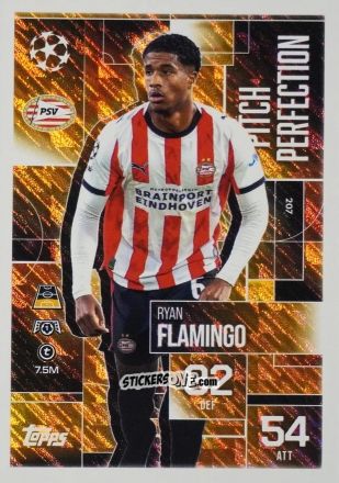 Cromo Ryan Flamingo - UEFA Champions League & Europa League 2025-2026. Match Attax Extra
 n. 207 - Topps