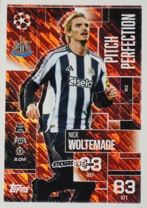 Cromo Nick Woltemade - UEFA Champions League & Europa League 2025-2026. Match Attax Extra
 n. 218 - Topps