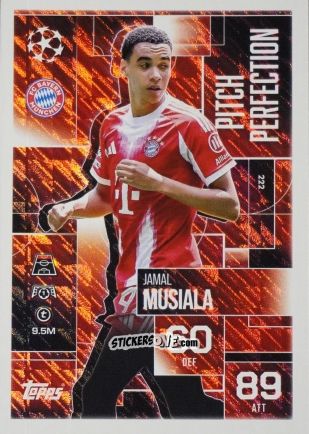Cromo Jamal Musiala - UEFA Champions League & Europa League 2025-2026. Match Attax Extra
 n. 222 - Topps