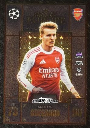 Figurina Martin Odegaard - UEFA Champions League & Europa League 2025-2026. Match Attax Extra
 n. 227 - Topps