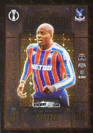 Figurina Jean-Phillippe Mateta - UEFA Champions League & Europa League 2025-2026. Match Attax Extra
 n. 234 - Topps