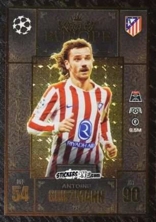 Sticker Antoine Griezmann - UEFA Champions League & Europa League 2025-2026. Match Attax Extra
 n. 237 - Topps