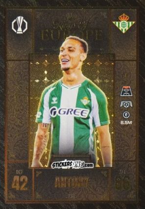 Cromo Antony - UEFA Champions League & Europa League 2025-2026. Match Attax Extra
 n. 238 - Topps