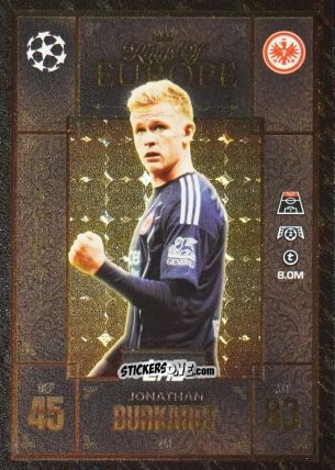 Sticker Jonathan Burkardt - UEFA Champions League & Europa League 2025-2026. Match Attax Extra
 n. 241 - Topps
