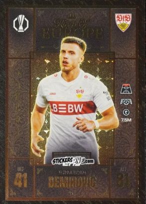 Cromo Ermedin Demirovic - UEFA Champions League & Europa League 2025-2026. Match Attax Extra
 n. 242 - Topps