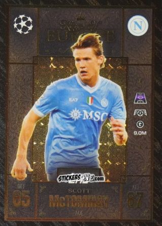 Figurina Scott McTominay - UEFA Champions League & Europa League 2025-2026. Match Attax Extra
 n. 244 - Topps