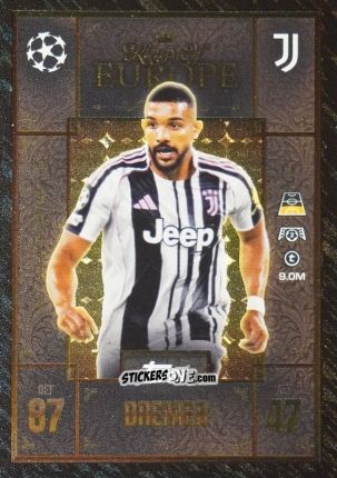 Cromo Bremer - UEFA Champions League & Europa League 2025-2026. Match Attax Extra
 n. 245 - Topps