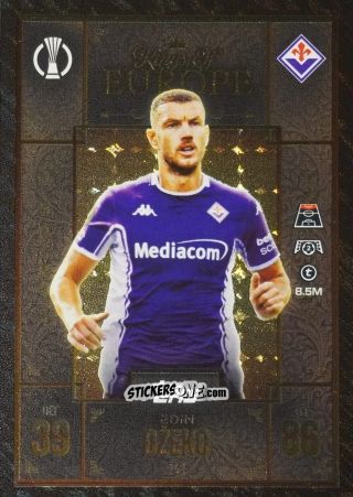 Figurina Edin Dzeko - UEFA Champions League & Europa League 2025-2026. Match Attax Extra
 n. 248 - Topps