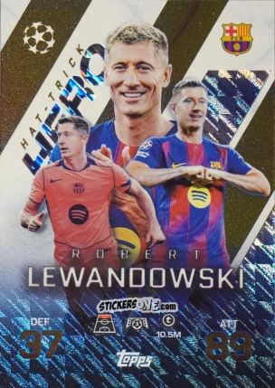 Sticker Robert Lewandowski - UEFA Champions League & Europa League 2025-2026. Match Attax Extra
 n. 256 - Topps