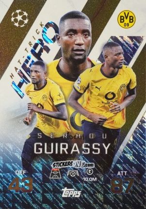 Sticker Serhou Guirassy - UEFA Champions League & Europa League 2025-2026. Match Attax Extra
 n. 259 - Topps