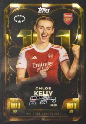 Sticker Chloe Kelly - UEFA Champions League & Europa League 2025-2026. Match Attax Extra
 n. 291 - Topps