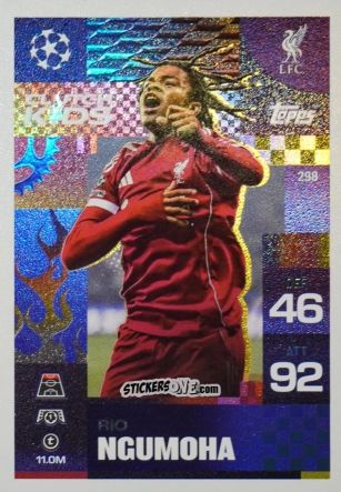 Figurina Rio Ngumoha - UEFA Champions League & Europa League 2025-2026. Match Attax Extra
 n. 298 - Topps