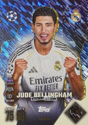 Cromo Jude Bellingham - UEFA Champions League & Europa League 2025-2026. Match Attax Extra
 n. BAB2 - Topps
