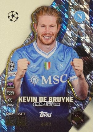 Cromo Kevin De Bruyne - UEFA Champions League & Europa League 2025-2026. Match Attax Extra
 n. BAB3 - Topps
