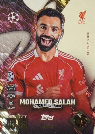 Cromo Mohamed Salah - UEFA Champions League & Europa League 2025-2026. Match Attax Extra
 n. BAB6 - Topps