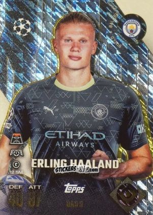 Cromo Erling Haaland - UEFA Champions League & Europa League 2025-2026. Match Attax Extra
 n. BAB9 - Topps