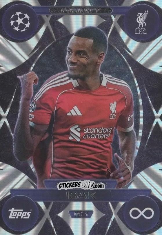 Sticker Alexander Isak - UEFA Champions League & Europa League 2025-2026. Match Attax Extra
 n. IN1 - Topps