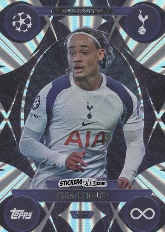 Figurina Xavi Simons - UEFA Champions League & Europa League 2025-2026. Match Attax Extra
 n. IN3 - Topps