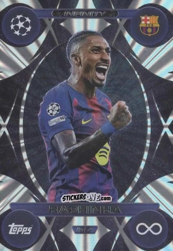 Sticker Raphinha - UEFA Champions League & Europa League 2025-2026. Match Attax Extra
 n. IN4 - Topps