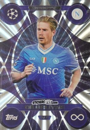 Cromo Kevin De Bruyne - UEFA Champions League & Europa League 2025-2026. Match Attax Extra
 n. IN9 - Topps