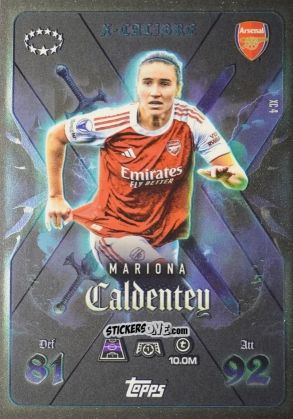 Figurina Mariona Caldentey - UEFA Champions League & Europa League 2025-2026. Match Attax Extra
 n. XC4 - Topps