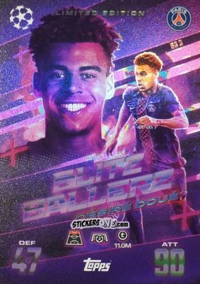 Cromo Désiré Doué - UEFA Champions League & Europa League 2025-2026. Match Attax Extra
 n. BB3 - Topps