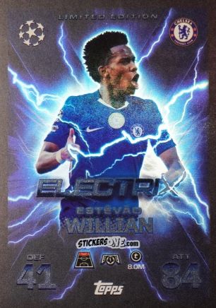 Figurina Estevao Willian - UEFA Champions League & Europa League 2025-2026. Match Attax Extra
 n. LE6 - Topps