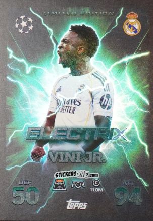 Figurina Vini Jr. - UEFA Champions League & Europa League 2025-2026. Match Attax Extra
 n. LE10 - Topps