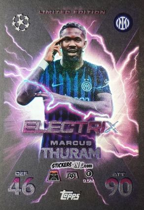 Figurina Marcus Thuram - UEFA Champions League & Europa League 2025-2026. Match Attax Extra
 n. LE15 - Topps
