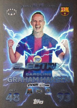 Cromo Caroline Graham Hansen - UEFA Champions League & Europa League 2025-2026. Match Attax Extra
 n. LE18 - Topps