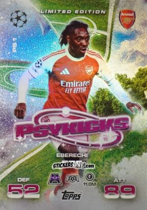 Cromo Eberechi Eze - UEFA Champions League & Europa League 2025-2026. Match Attax Extra
 n. PS1 - Topps