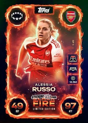 Cromo Alessia Russo - UEFA Champions League & Europa League 2025-2026. Match Attax Extra
 n. BF5 - Topps