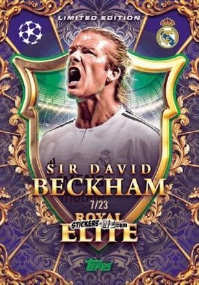 Sticker Sir David Beckham - UEFA Champions League & Europa League 2025-2026. Match Attax Extra
 n. RE-DB-p - Topps