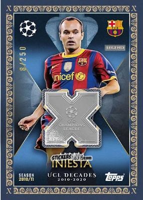 Cromo Andrés Iniesta - UEFA Champions League & Europa League 2025-2026. Match Attax Extra
 n. UCLD-AI - Topps