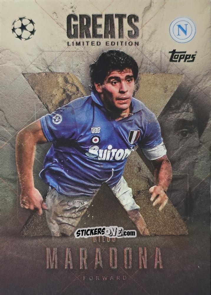 Cromo Diego Maradona - UEFA Champions League & Europa League 2025-2026. Match Attax Extra
 n. LEXG4 - Topps