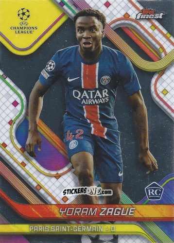 Figurina Yoram Zague - Finest UEFA Club Competitions 2024-2025
 n. 12 - Topps