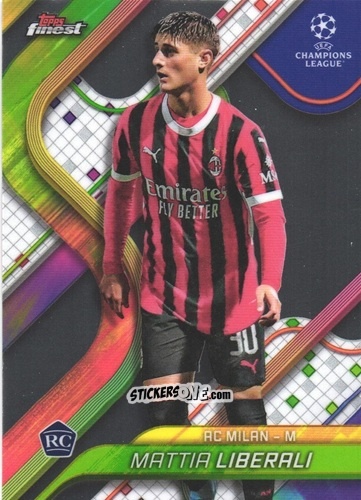 Sticker Mattia Liberali - Finest UEFA Club Competitions 2024-2025
 n. 78 - Topps