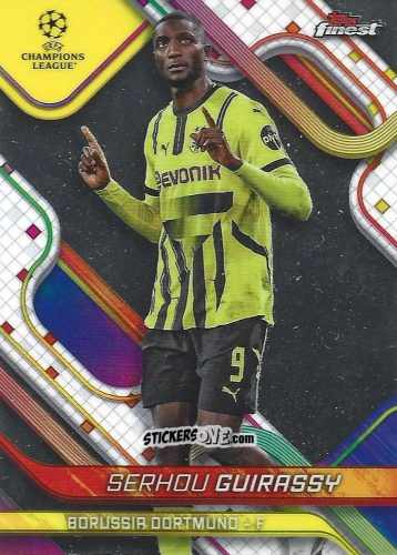Sticker Serhou Guirassy - Finest UEFA Club Competitions 2024-2025
 n. 82 - Topps