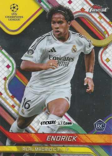 Figurina Endrick - Finest UEFA Club Competitions 2024-2025
 n. 100 - Topps