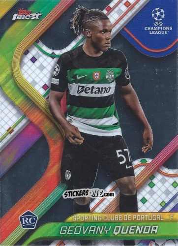 Sticker Geovany Quenda - Finest UEFA Club Competitions 2024-2025
 n. 116 - Topps
