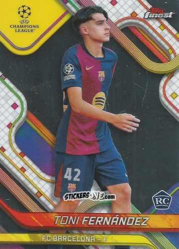 Cromo Toni FernAndez - Finest UEFA Club Competitions 2024-2025
 n. 123 - Topps