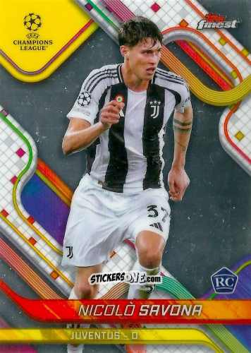 Sticker Nicolo Savona - Finest UEFA Club Competitions 2024-2025
 n. 129 - Topps