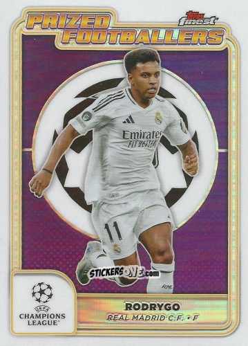 Figurina Rodrygo - Finest UEFA Club Competitions 2024-2025
 n. PF-4 - Topps