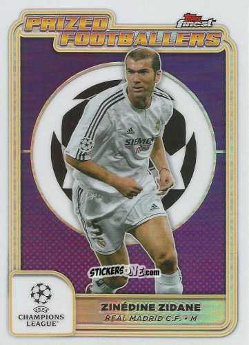 Figurina Zinedine Zidane - Finest UEFA Club Competitions 2024-2025
 n. PF-6 - Topps