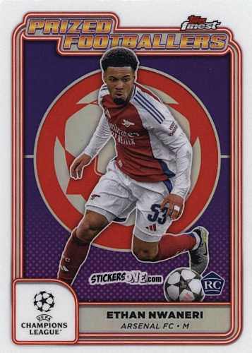 Sticker Ethan Nwaneri - Finest UEFA Club Competitions 2024-2025
 n. PF-24 - Topps