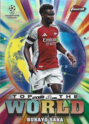 Figurina Bukayo Saka - Finest UEFA Club Competitions 2024-2025
 n. TW-4 - Topps