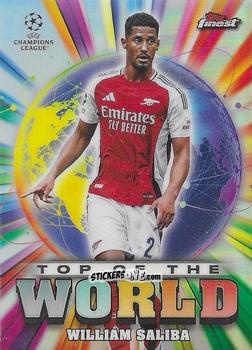 Sticker William Saliba - Finest UEFA Club Competitions 2024-2025
 n. TW-16 - Topps