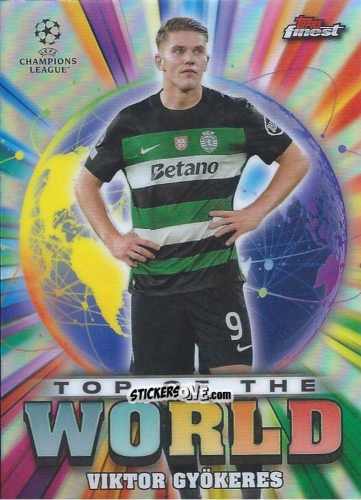 Sticker Viktor Gyokeres - Finest UEFA Club Competitions 2024-2025
 n. TW-23 - Topps