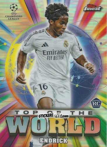 Figurina Endrick - Finest UEFA Club Competitions 2024-2025
 n. TW-30 - Topps