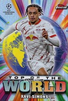 Figurina Xavi Simons - Finest UEFA Club Competitions 2024-2025
 n. TW-33 - Topps
